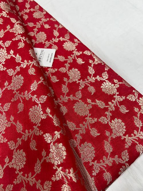 Pure Banarasi brocade fabric