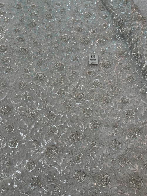 Heavy Embroidered net fabric