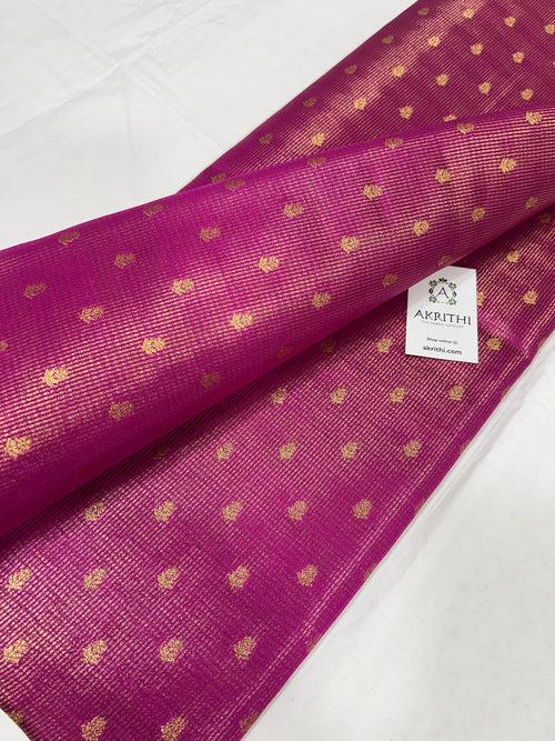 Pure tissue Banarasi brocade fabric 80 cms cut piece