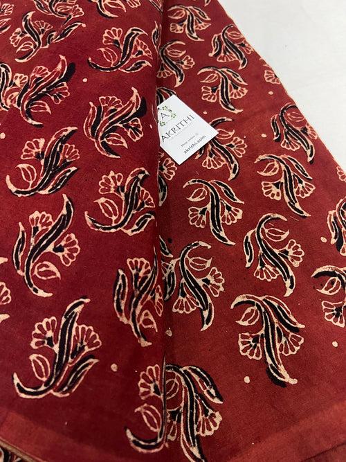 Hand block Printed pure cotton fabric