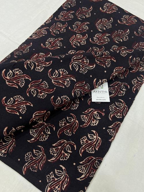 Hand block Printed pure cotton fabric