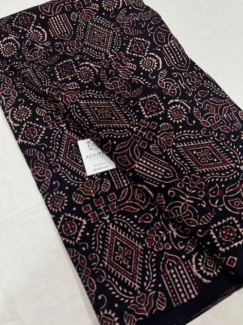 Hand block Printed pure cotton fabric