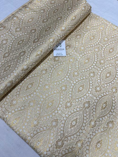 Pure Banarasi brocade fabric