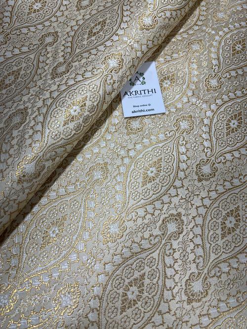 Pure Banarasi brocade fabric