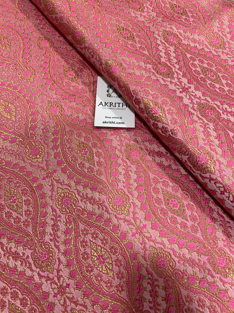 Pure Banarasi brocade fabric