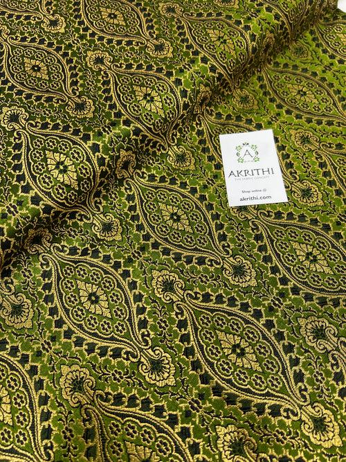 Pure Banarasi brocade fabric