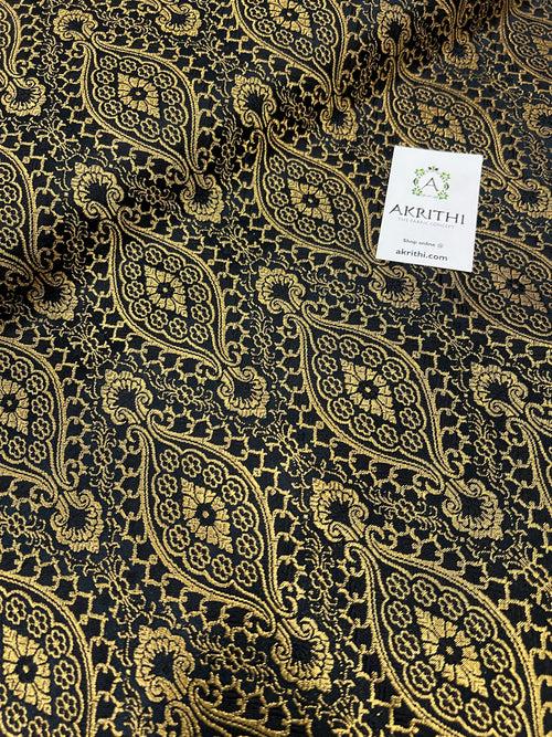 Pure Banarasi brocade fabric