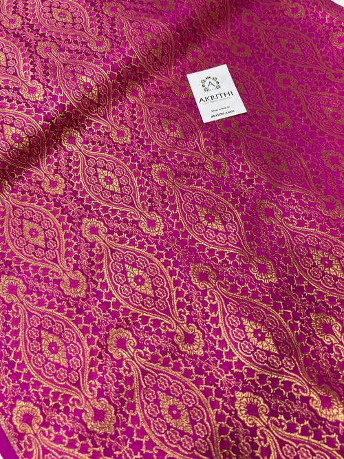 Pure Banarasi brocade fabric