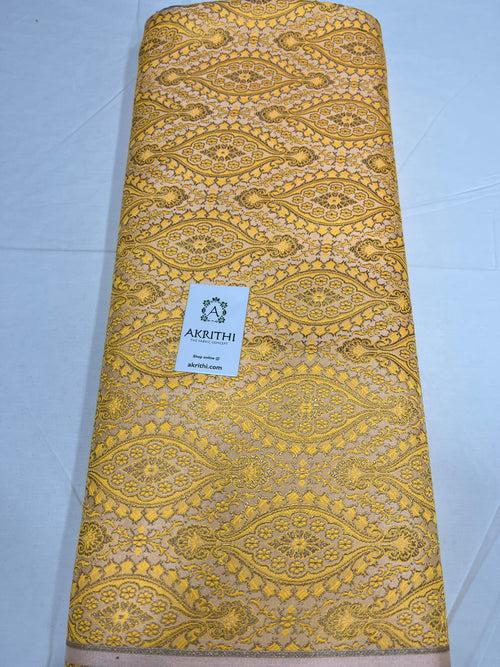 Pure Banarasi brocade fabric