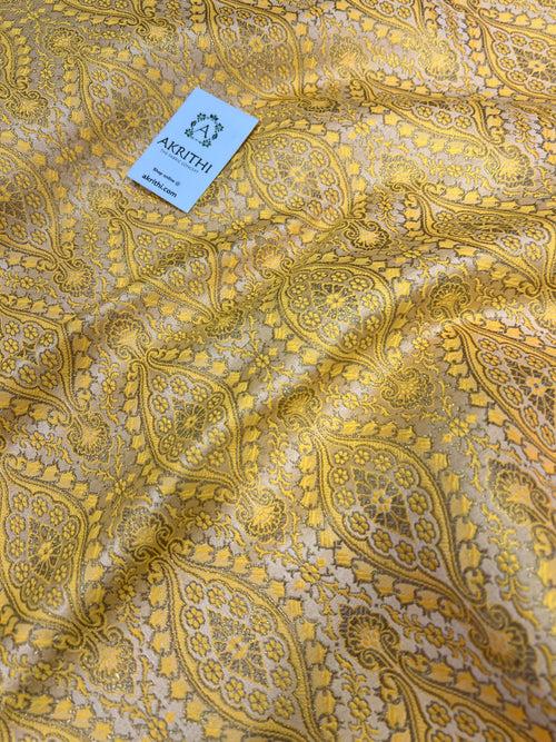 Pure Banarasi brocade fabric