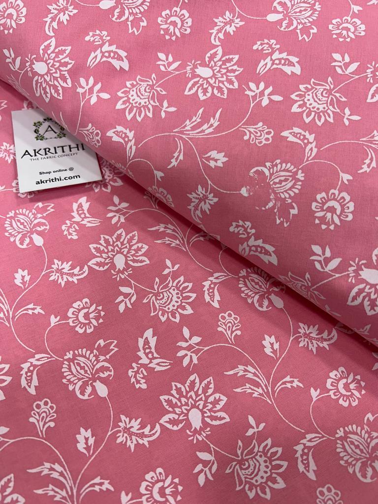 Printed pure cotton fabric