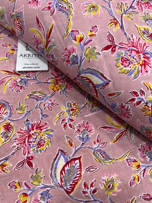 Printed pure cotton fabric