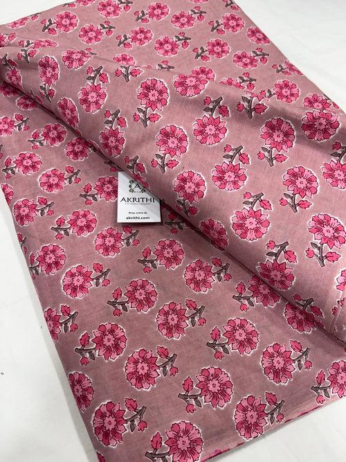 Printed pure cotton fabric