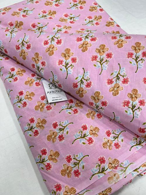 Printed pure cotton fabric