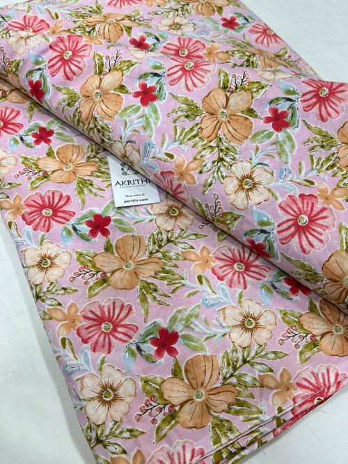 Printed pure cotton fabric