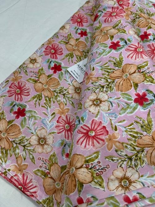 Printed pure cotton fabric