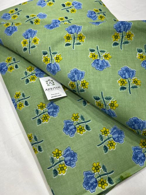 Printed pure cotton fabric