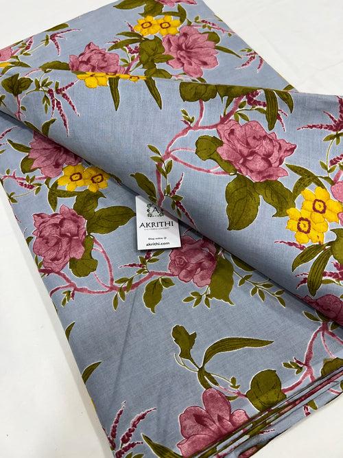 Printed pure cotton fabric