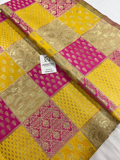 Pure Banarasi brocade fabric