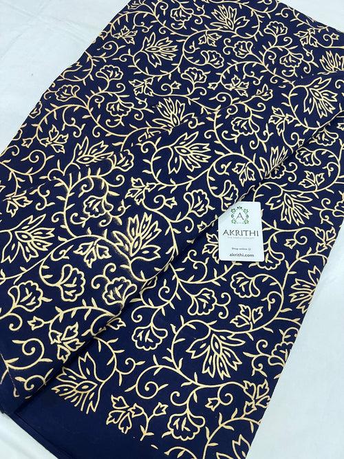 Printed pure cotton fabric