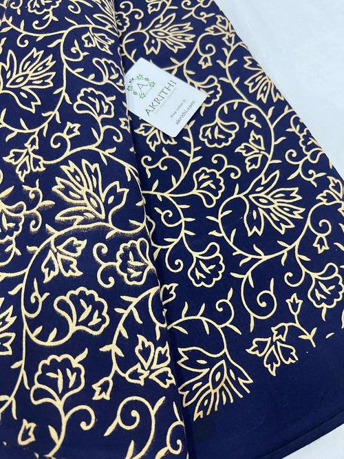 Printed pure cotton fabric