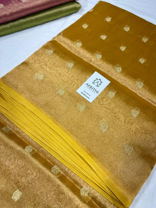 Banarasi pure silk tissue fabric