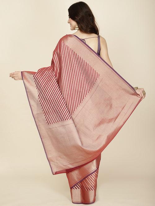 Zari Jaal Woven Cotton Saree