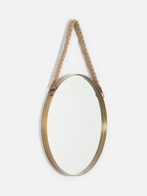 Holly Mirror - Jute