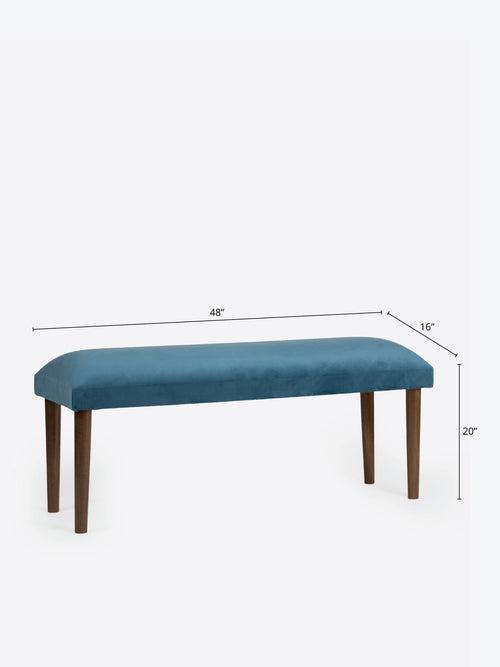 Sophia Bench - Blue Velvet