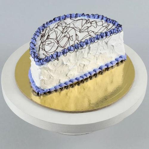 Creamy Twist Half Bithday Cake