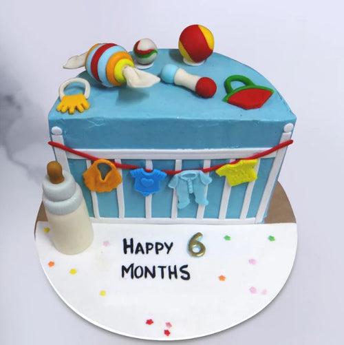 Happy Six Months Cake