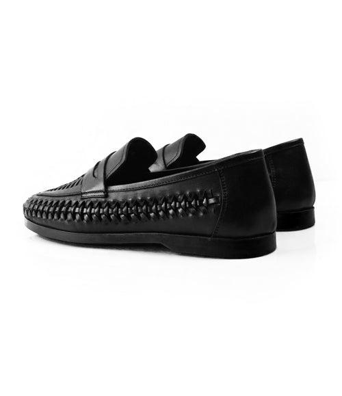 FlexWeave Loafers - Black