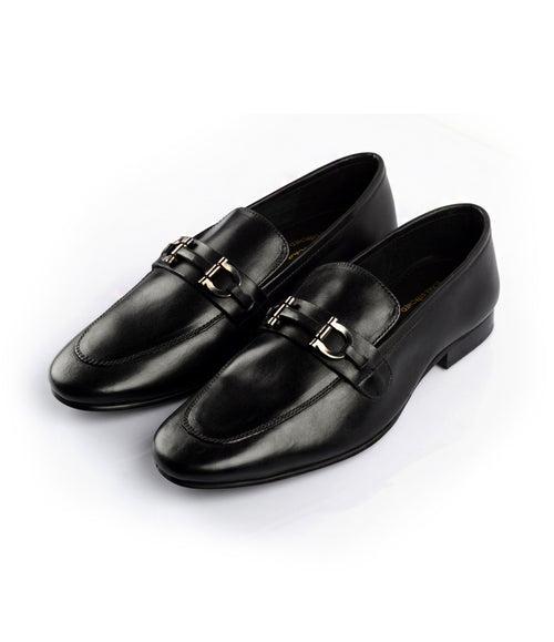 Leather Bit Loafers - Black - Ultra Flex