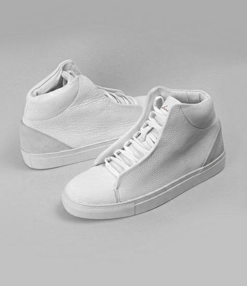 InnovX Sneaker - High Top - White Milled