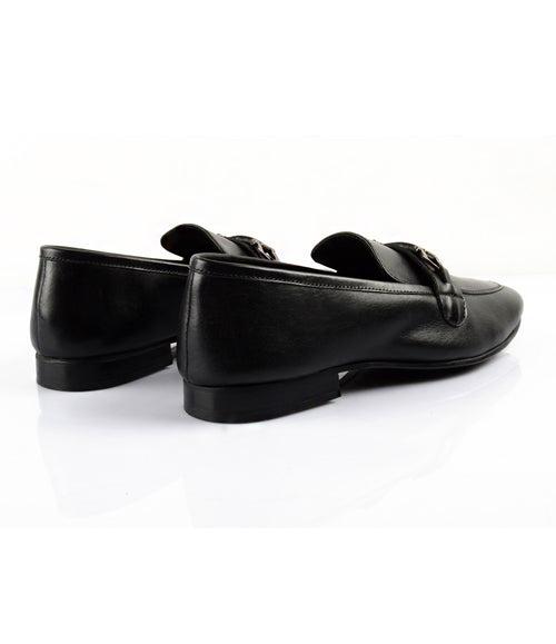 Leather Bit Loafers - Black - Ultra Flex