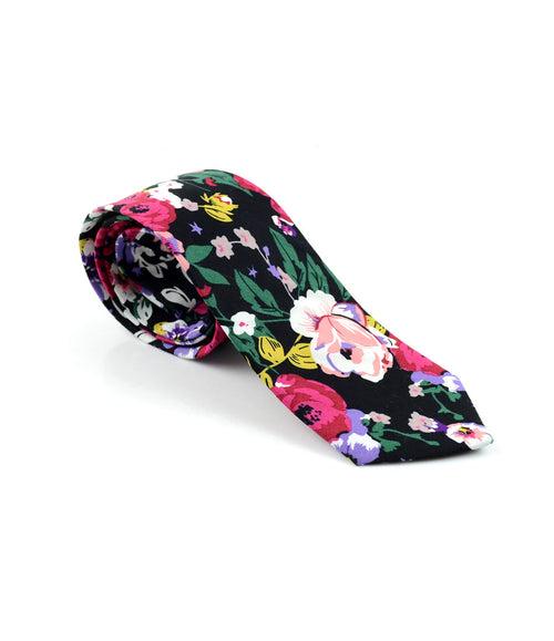 Tuscan Yellow Floral Neck Tie