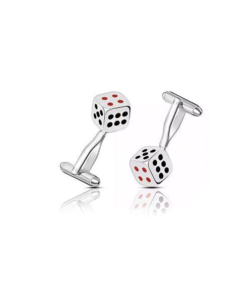 Silver Jackpot Cufflinks