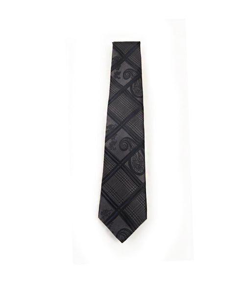 Blue & grey Paisley Neck Tie