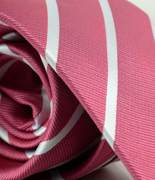 Pink Silver Lining Neck Tie