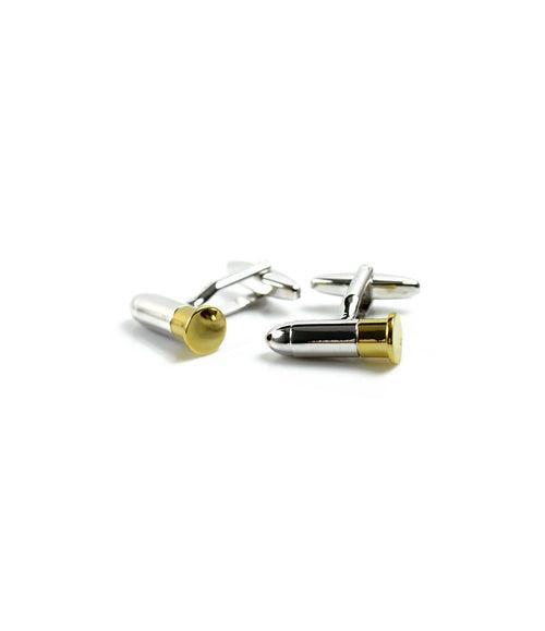 Gold & Silver Bullet Cufflinks