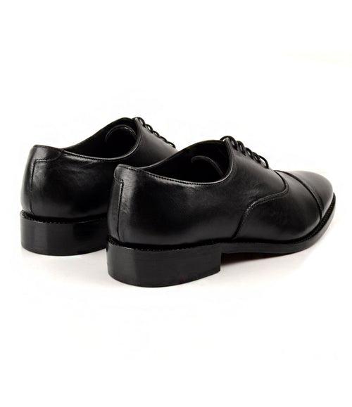 Goodyear Welted - Cap Toe Oxfords - Black