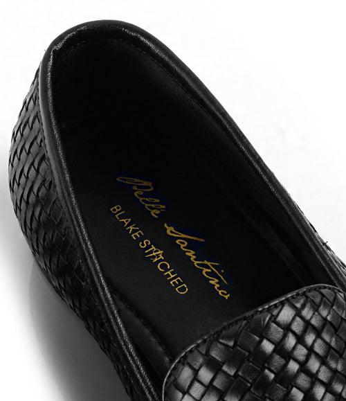 Handwoven Loafers - Black