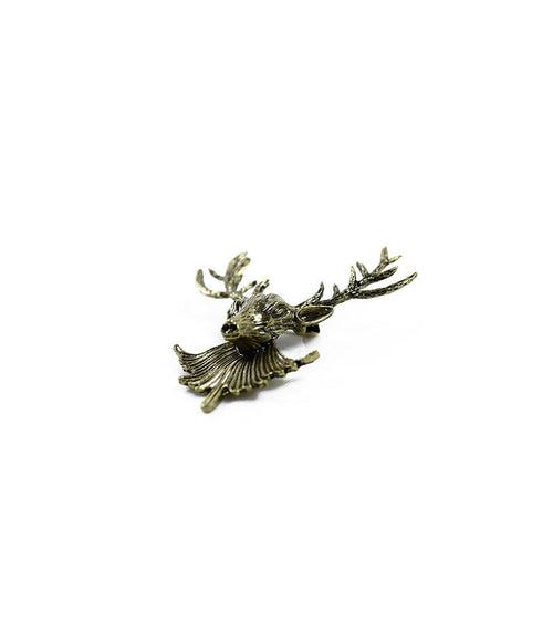 Antique Antler Big Brooch