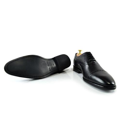 Cap Toe Oxfords - Black