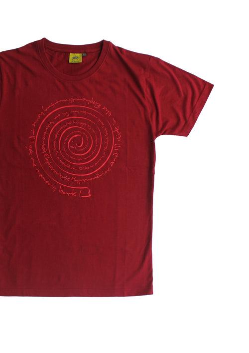 Elephocentric — Adults T-shirt (Maroon)