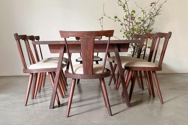 Vortex Grande Dining Table - Rosewood