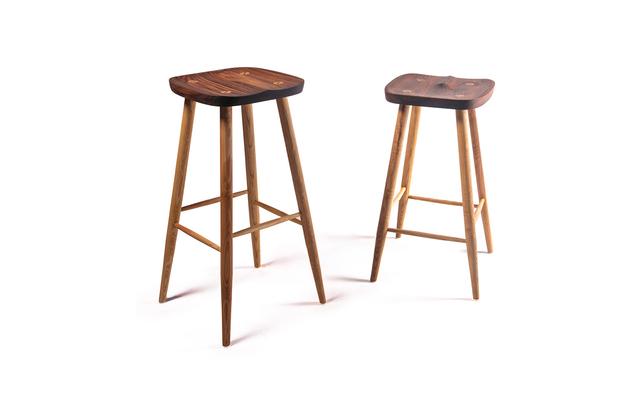 Quatro Bar Stool - Rosewood