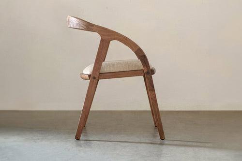 Nora Cushioned Chair - Rosewood