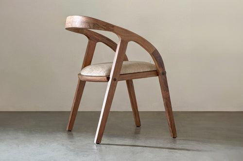 Nora Cushioned Chair - Rosewood