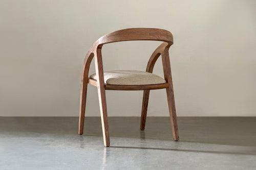 Nora Cushioned Chair - Rosewood